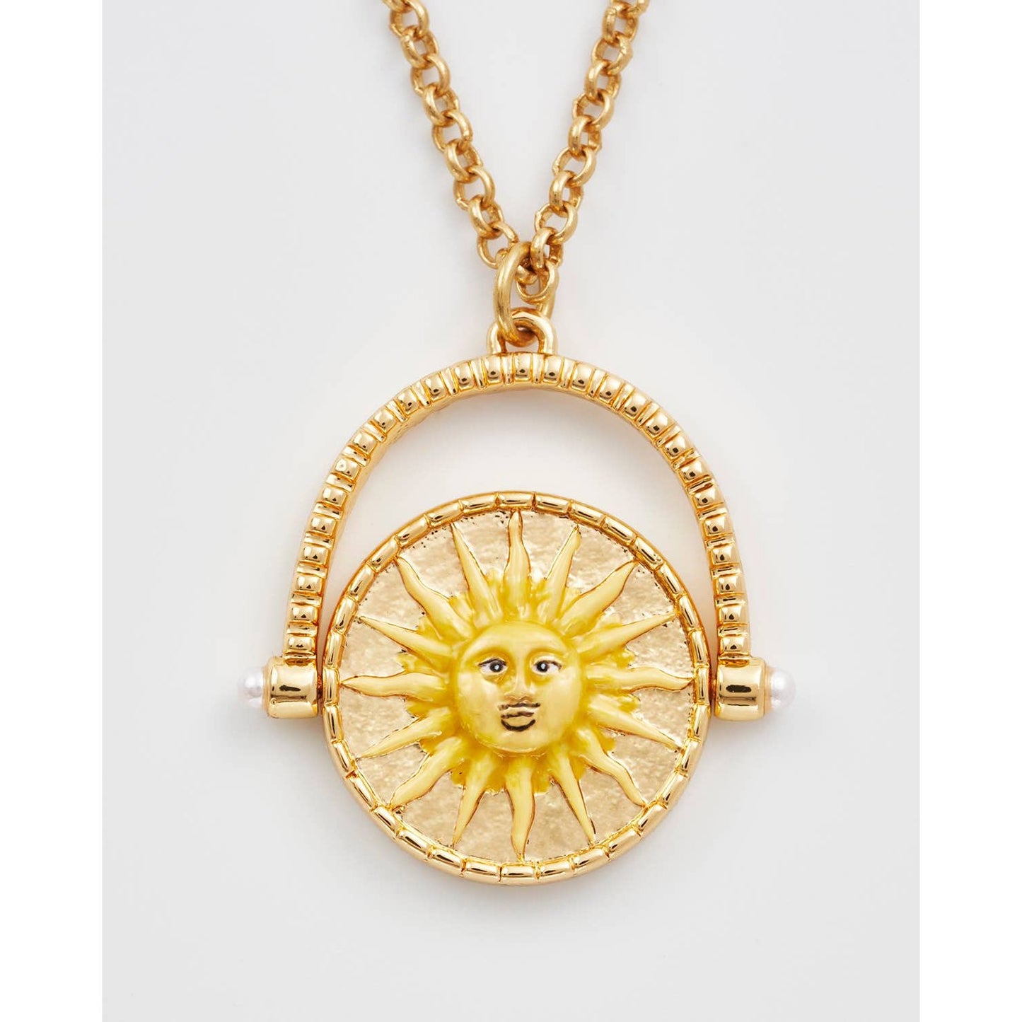 Night and Day Spinner Necklace