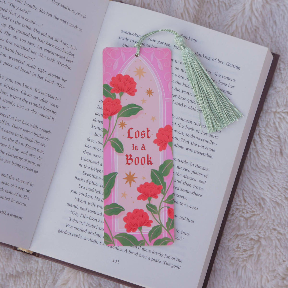 Lost In A Book with Tassel Bookmark