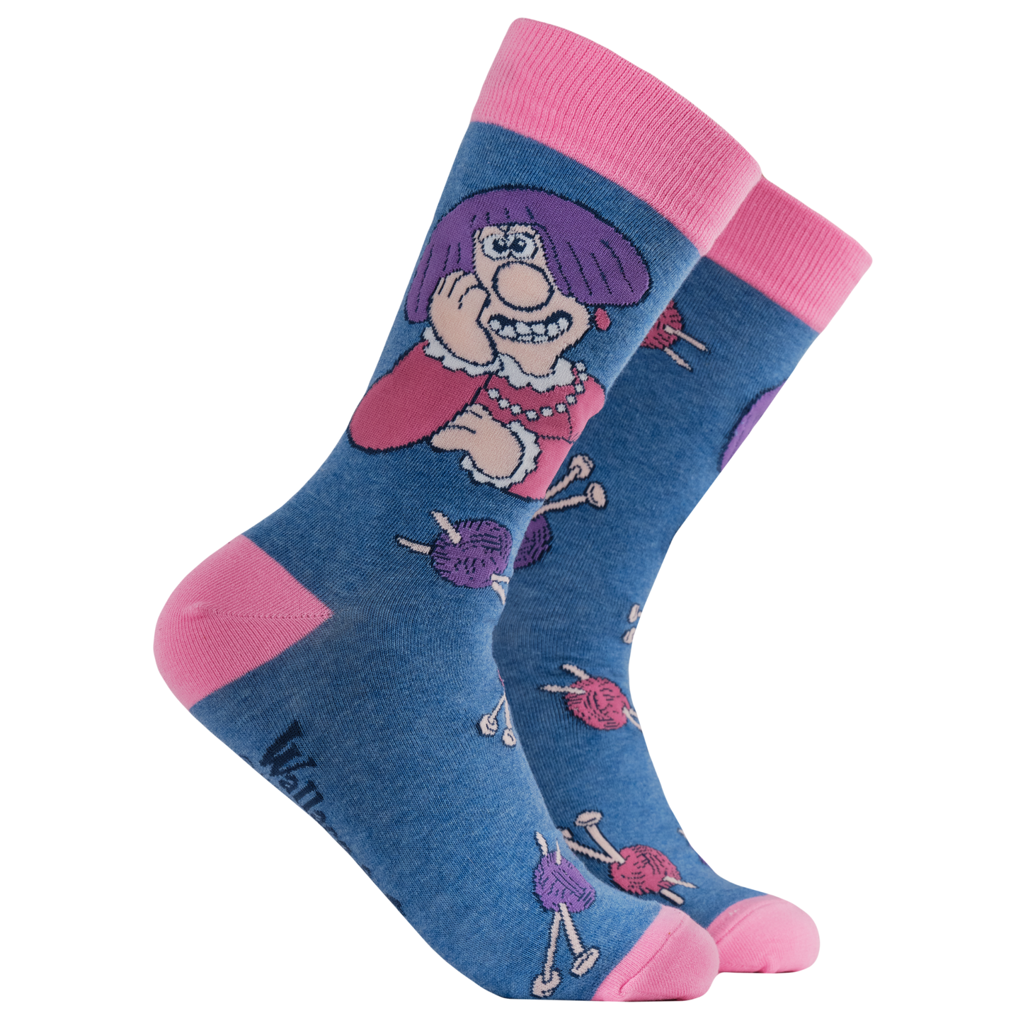 Socktopus Ladies - Wendolene Socks - Wallace and Gromit - Blue
