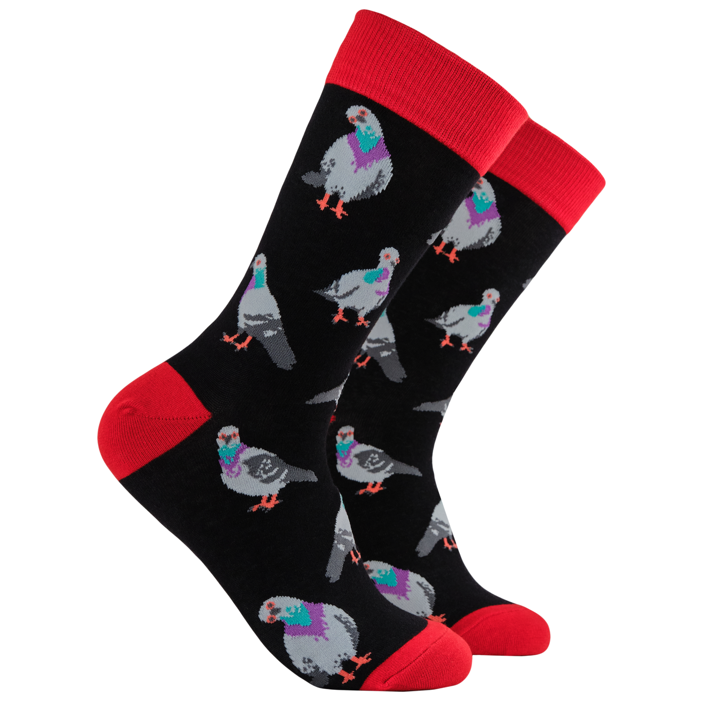 Socktopus Mens - Pigeon Socks - Pigeon Toed - Black