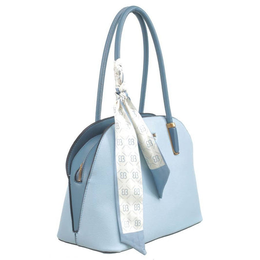 Smart Dome Tote with Scarf - Blue