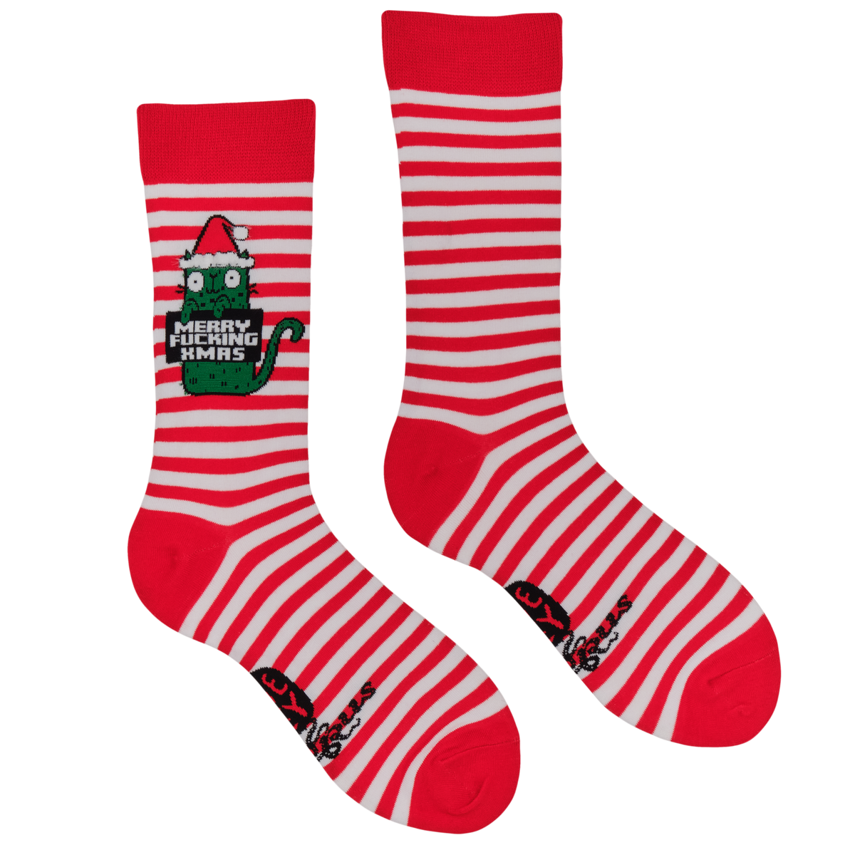 Socktopus Ladies - Katie Abey Socks - Merry F*cking Xmas