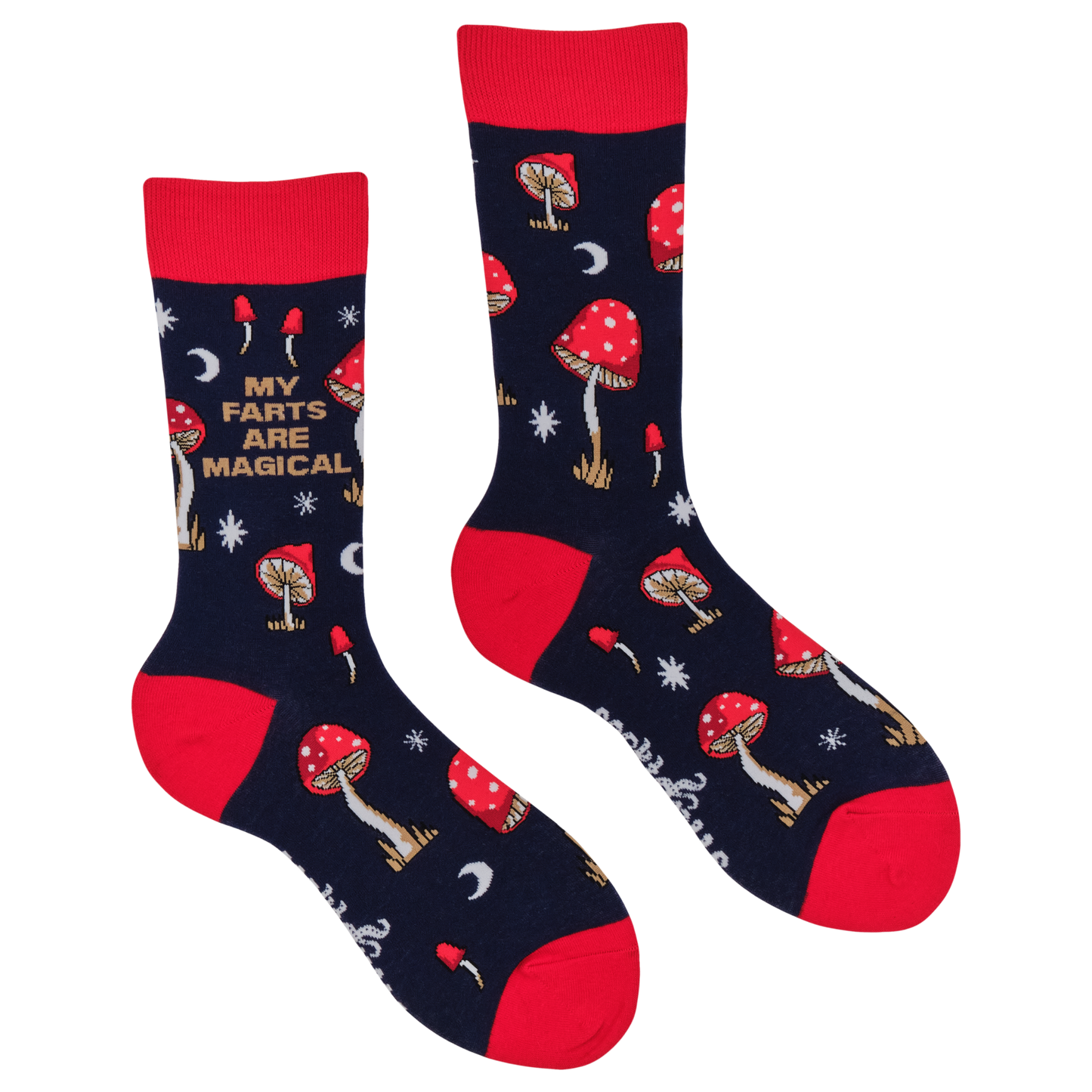 Socktopus Mens - Farts Are Magical Socks - Navy