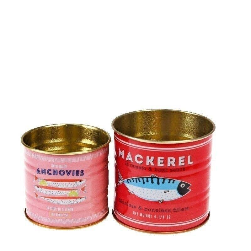 Mackerel Mini Storage Tins (Set of 2) -