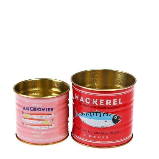 Mackerel Mini Storage Tins (Set of 2) -