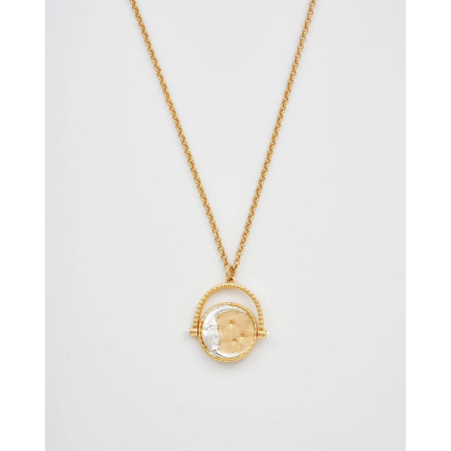 Night and Day Spinner Necklace