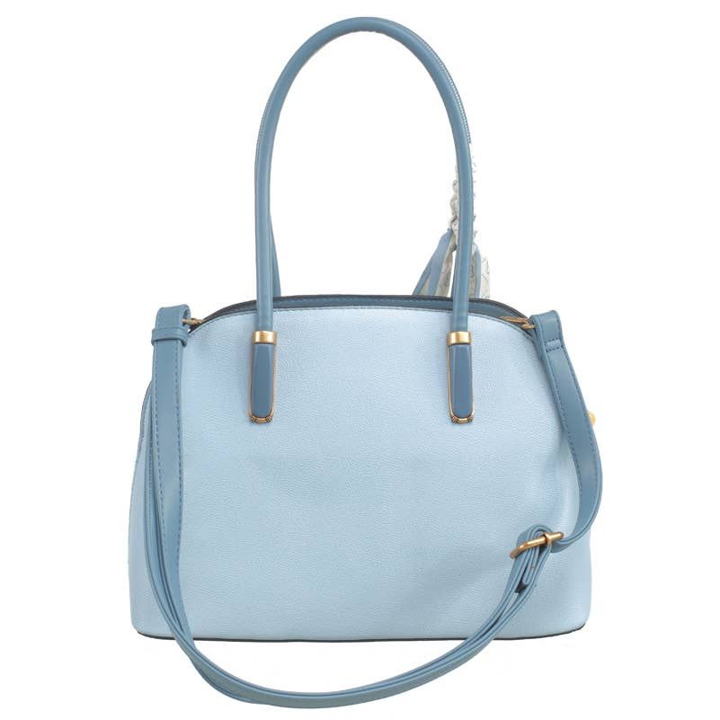 Smart Dome Tote with Scarf - Blue