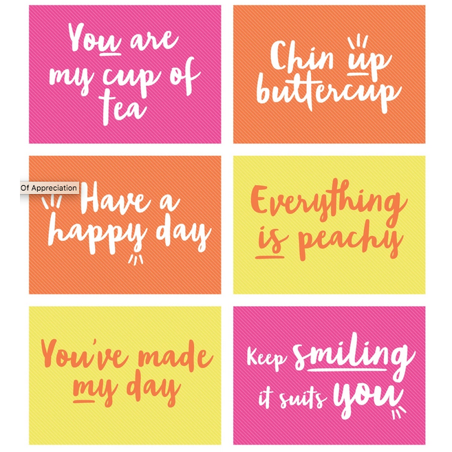 Random Notes Of Appreciation