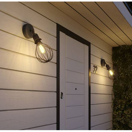 Wall Light Black (Waterproof) - Eiva
