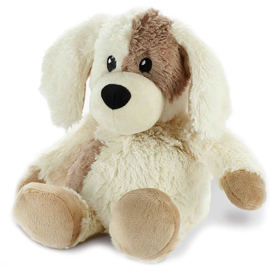 Warmies Plush Cream Sitting Puppy