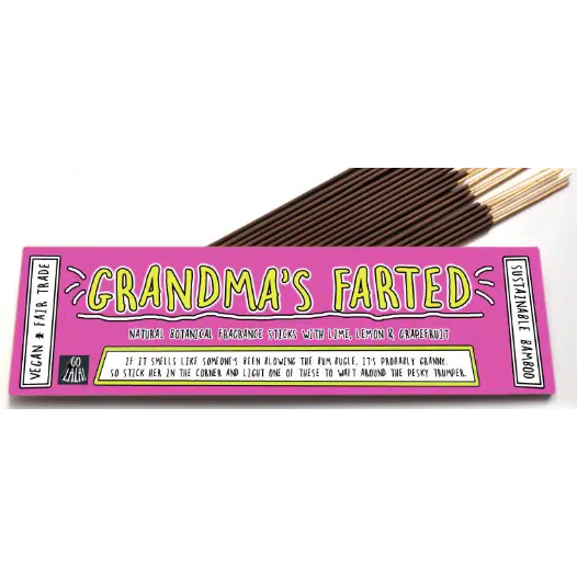 Fragrance Sticks - Grandma's Farted Funny Smells - 20 Sticks per Pack