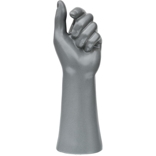 Ceramic Grey Hand Sculpture