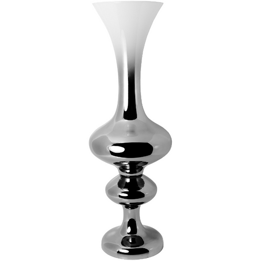 White & Silver Centrepiece Vase