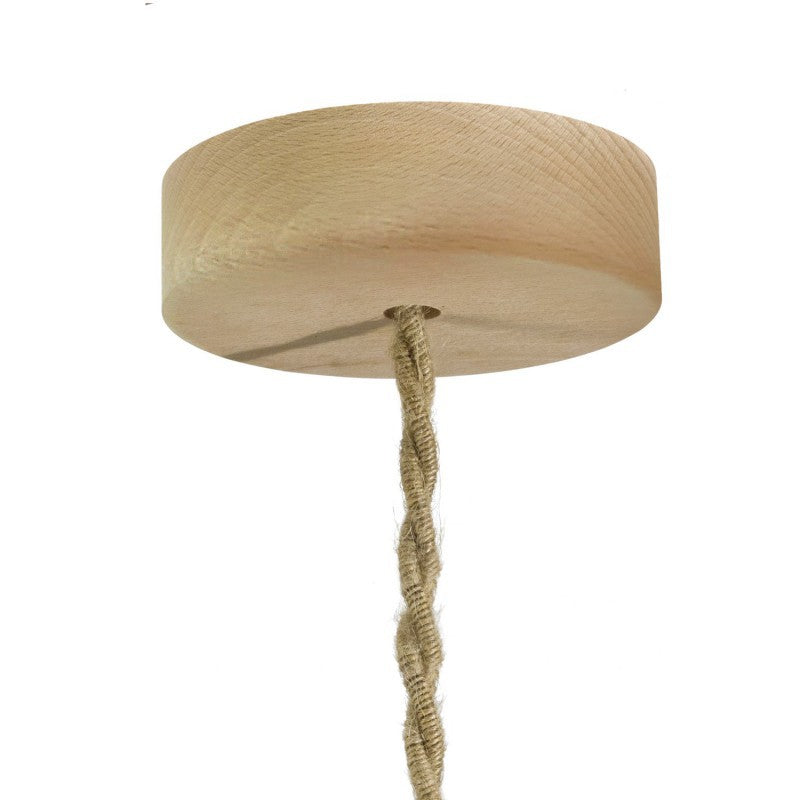 Mini central hole wooden ceiling rose